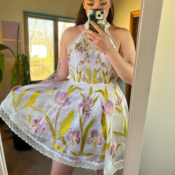 NWT Jaw dropping embroidered dress! - Picture 5 of 8